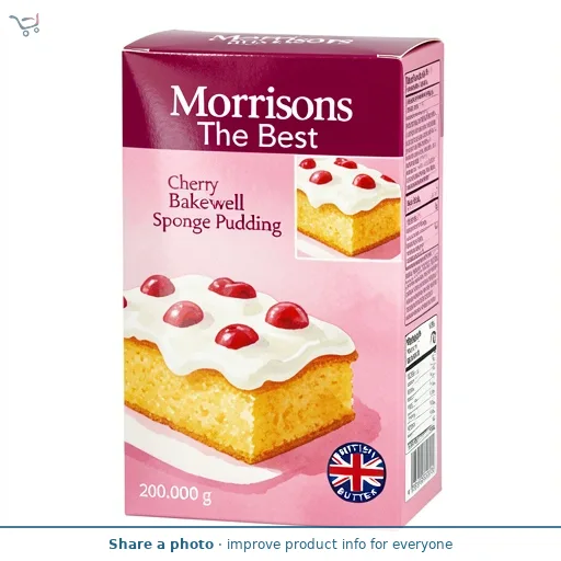 Morrisons The Best Cherry Bakewell Sponge Pudding 200g