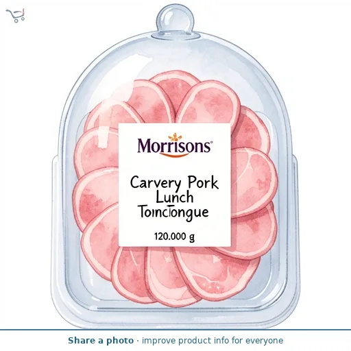 Morrisons Carvery Pork Lunch Tongue