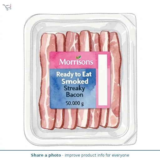 Morrisons Ready to Eat Smoked Streaky Bacon 