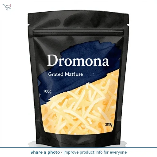 Dromona Grated Mature Cheddar 200g