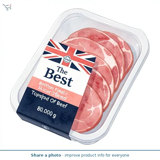 Morrisons The Best British Finely Sliced Topside Of Beef