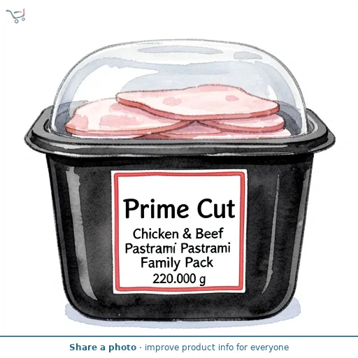 Prime Cut Chicken & Beef Pastrami Family Pack 220g