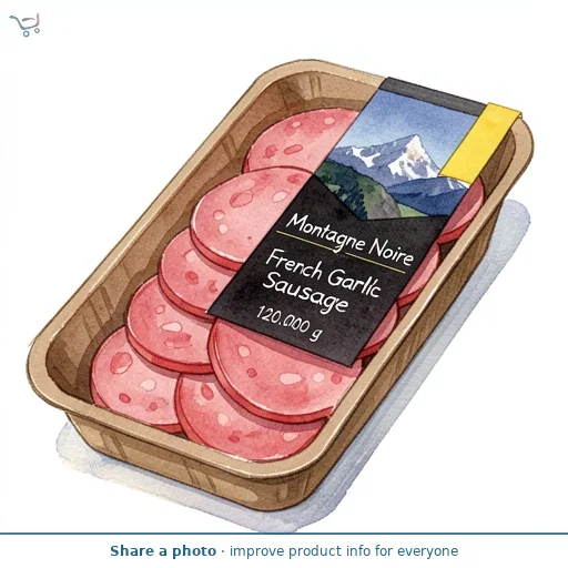 Montagne Noire French Garlic Sausage 120g