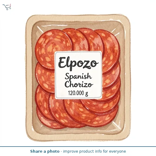 Elpozo Spanish Chorizo 120g