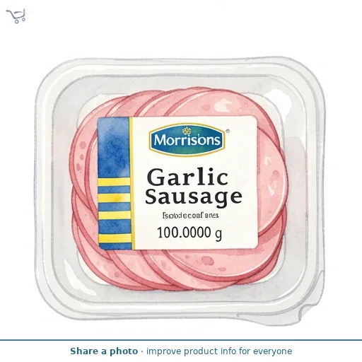 Morrisons Garlic Sausage 