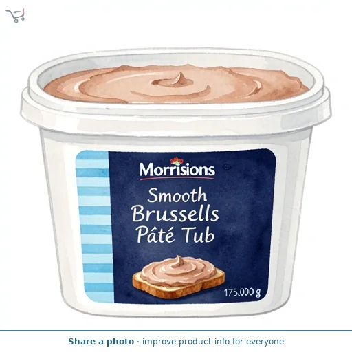 Morrisons Smooth Brussels Pâté Tub