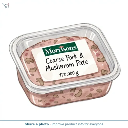 Morrisons Coarse Pork & Mushroom Pate