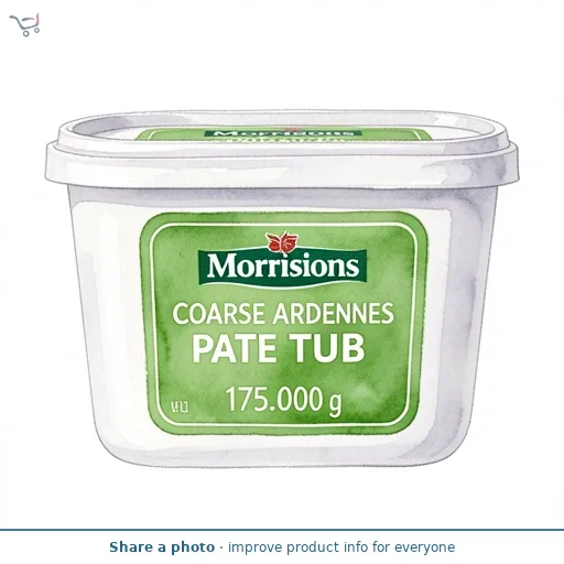 Morrisons Coarse Ardennes Pate Tub