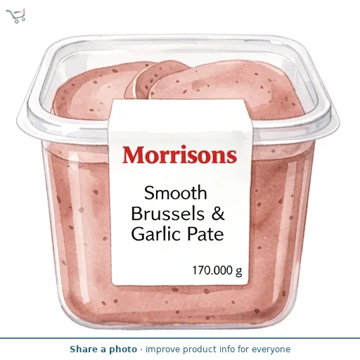 Morrisons Smooth Brussels & Garlic Pate