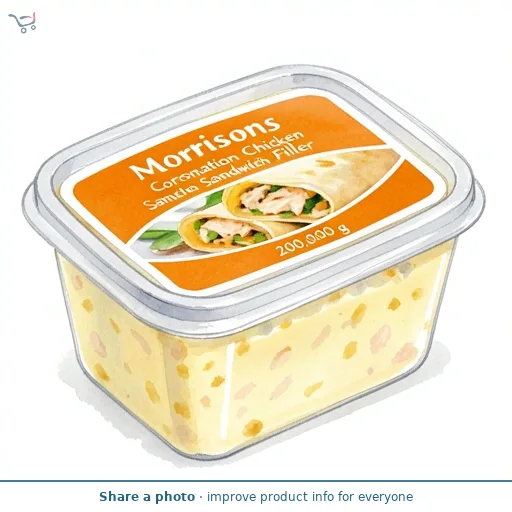 Morrison Coronation Chicken Sandwich Filler 200g