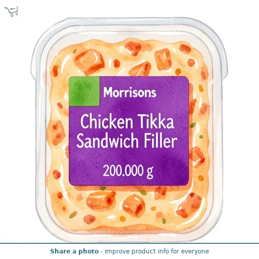 Morrisons Chicken Tikka Sandwich Filler