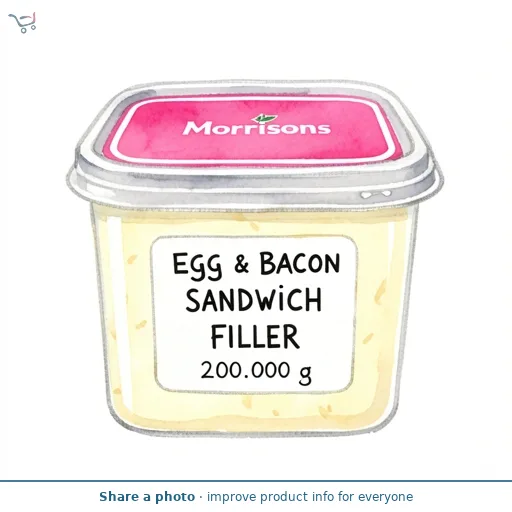Morrisons Egg & Bacon Sandwich Filler