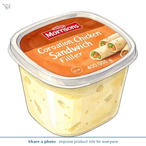 Morrisons Coronation Chicken Sandwich Filler