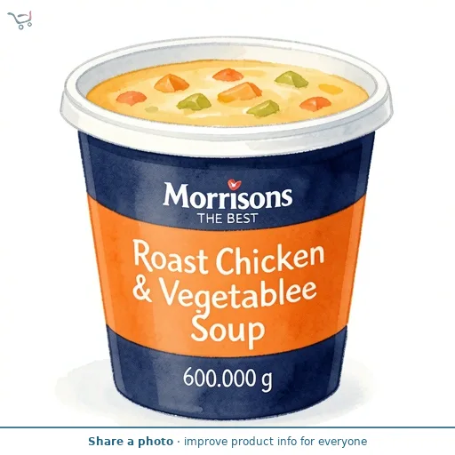 Morrisons The Best Roast Chicken & Vegetable Soup 600g