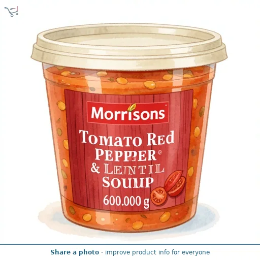 Morrisons Tomato Red Pepper & Lentil Soup