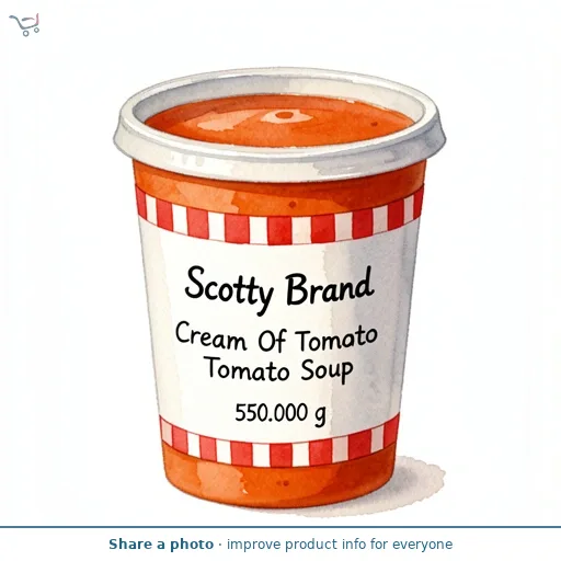 Scotty Brand Cream Of Tomato Soup