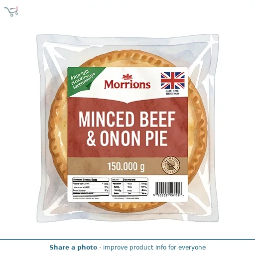 Morrisons Minced Beef & Onion Pie