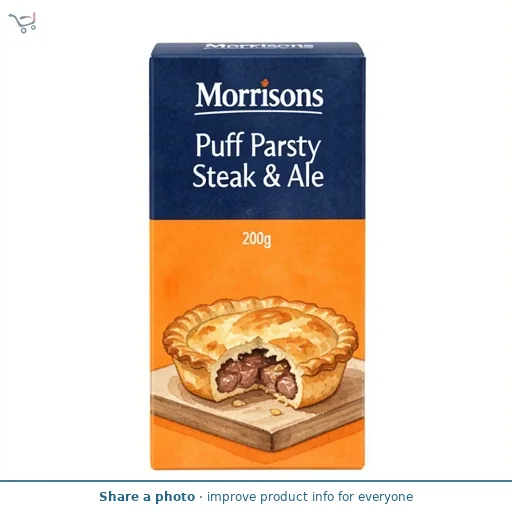 Morrisons Puff Pastry Steak & Ale Pie