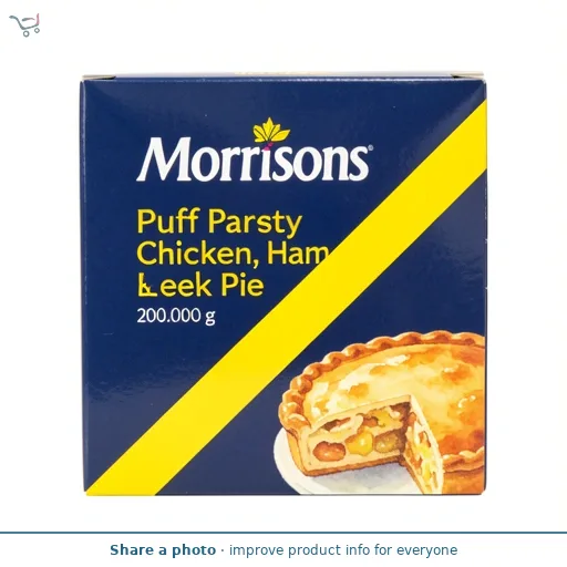 Morrisons Puff Pastry Chicken, Ham & Leek Pie
