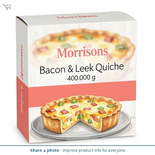 Morrisons Bacon & Leek Quiche    