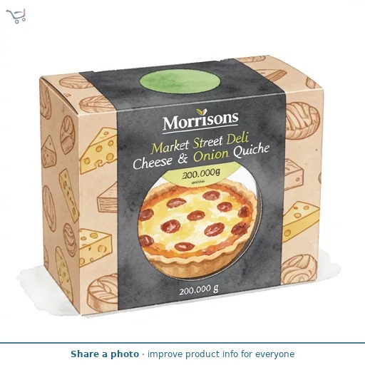 Market Street Deli Cheese & Onion Quiche 