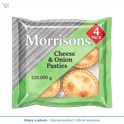 Morrisons Cheese & Onion Pasties 