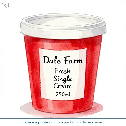 Dale Farm Fresh Single Cream 250ml