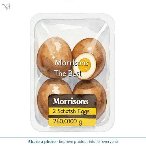 Morrisons The Best 2 Scotch Eggs 260g