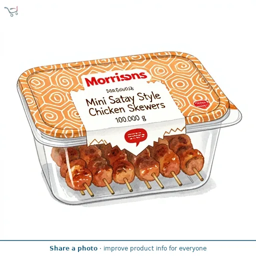 Morrisons Mini Satay Style Chicken Skewers 100g