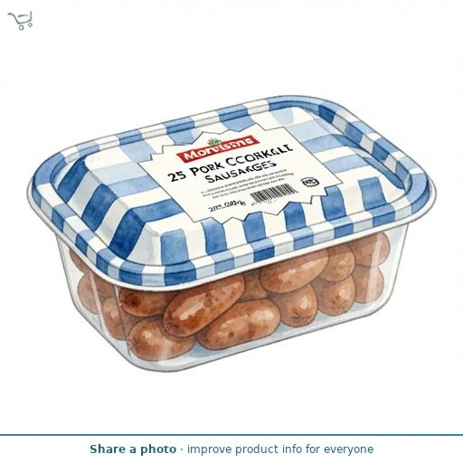 Morrisons 25 Pork Cocktail Sausages  205g