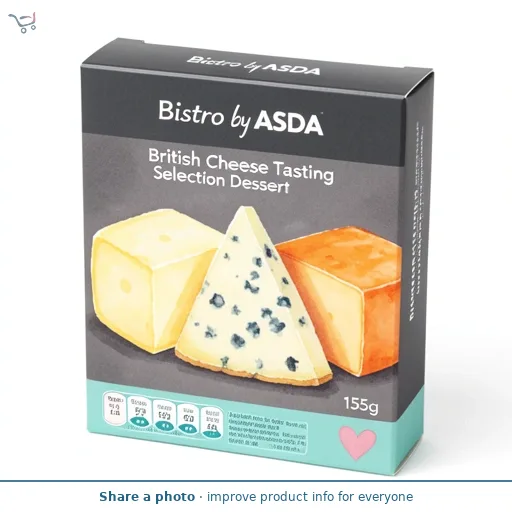 Bistro by ASDA British Cheese Tasting Selection Dessert 155g