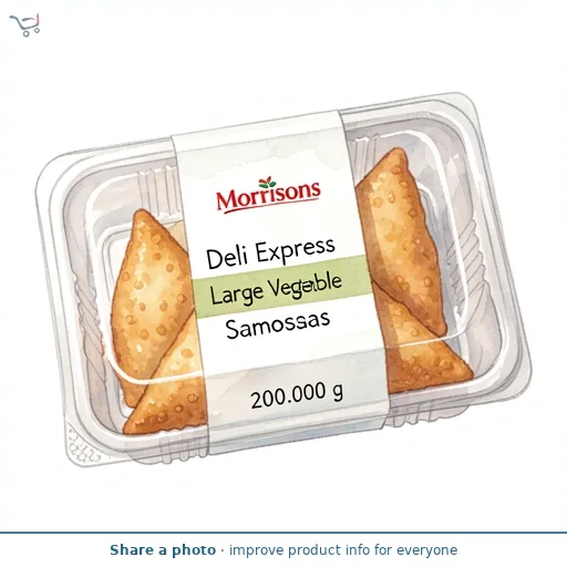 Morrisons Deli Express Large Vegetable Samosas 