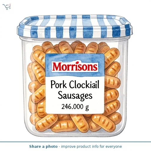 Morrisons Pork Cocktail Sausages 30 Pack