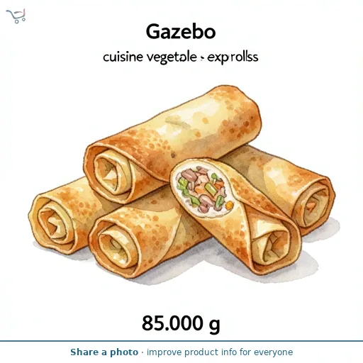 Gazebo cuisine vegetable spring rolls - express