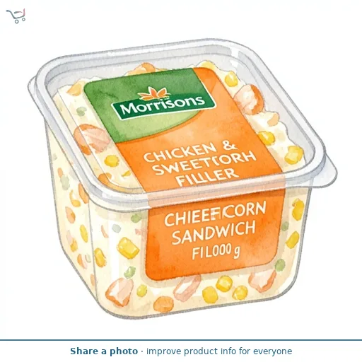 Morrisons Chicken & Sweetcorn Sandwich Filler