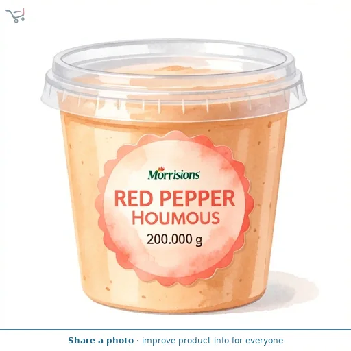 Morrisons Red Pepper Houmous 200g