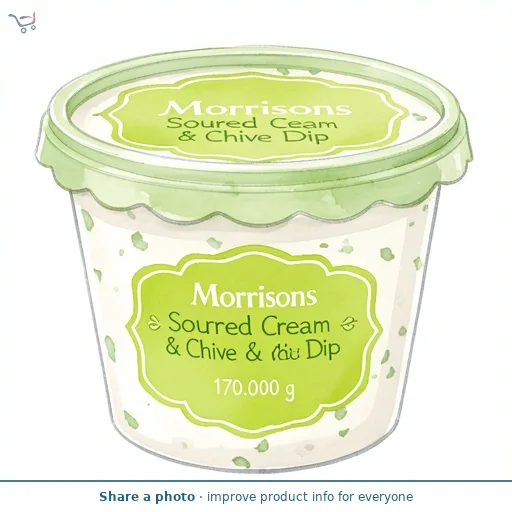 Morrisons Soured Cream & Chive Dip 170g