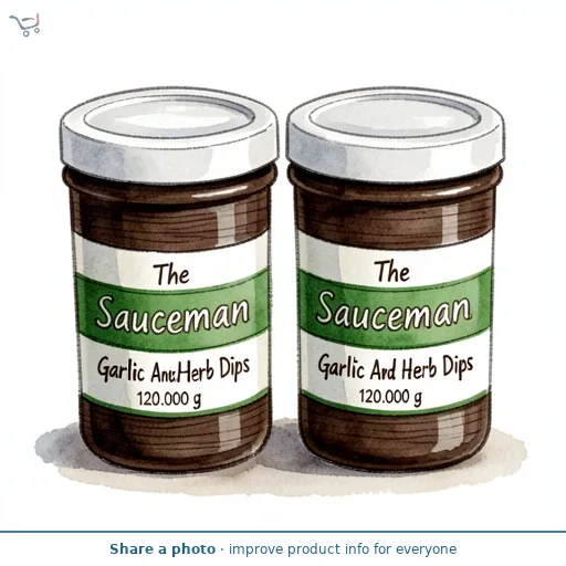 The Sauceman Garlic And Herb Dips 2x60g