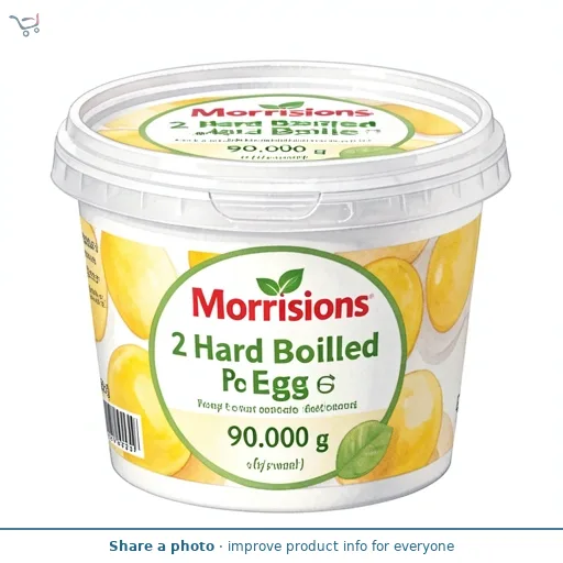 Morrisons 2 Hard Boiled Eggs Pot   90g