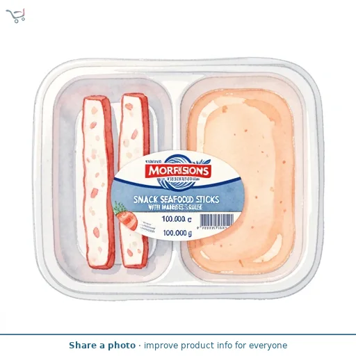 Morrisons Snack Seafood Sticks With Marie Rose Sauce