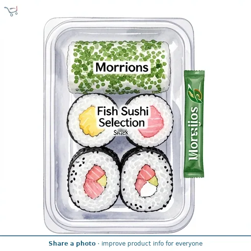 Morrisons Fish Sushi Selection Snack 