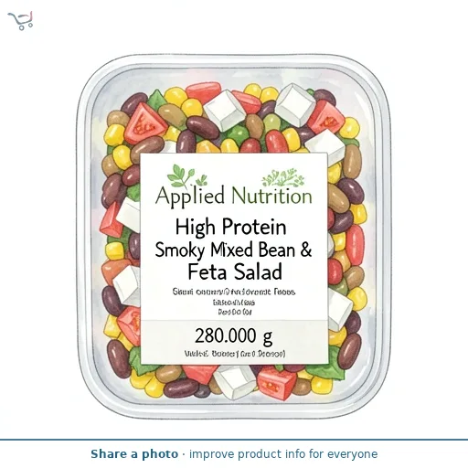 Applied Nutrition High Protein Smoky Mixed Bean & Feta Salad  280g