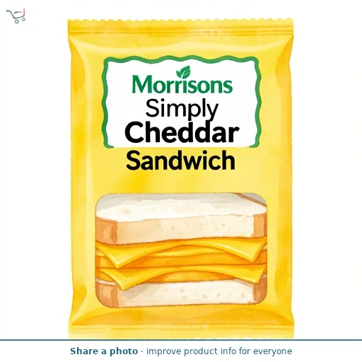 Morrisons Simply Cheddar Sandwich