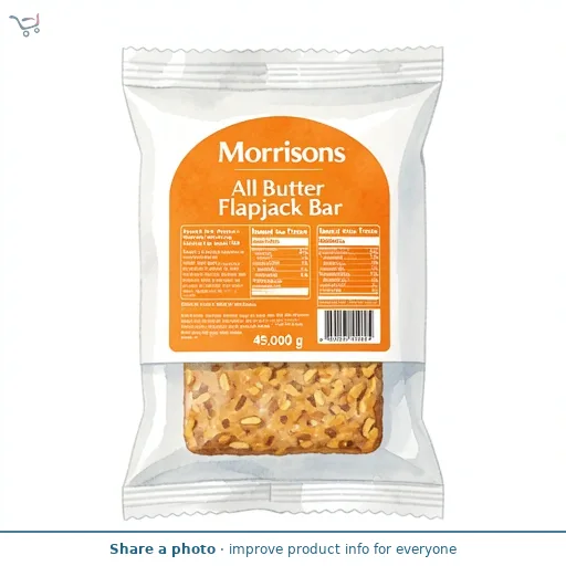 Morrisons All Butter Flapjack Bar   45g