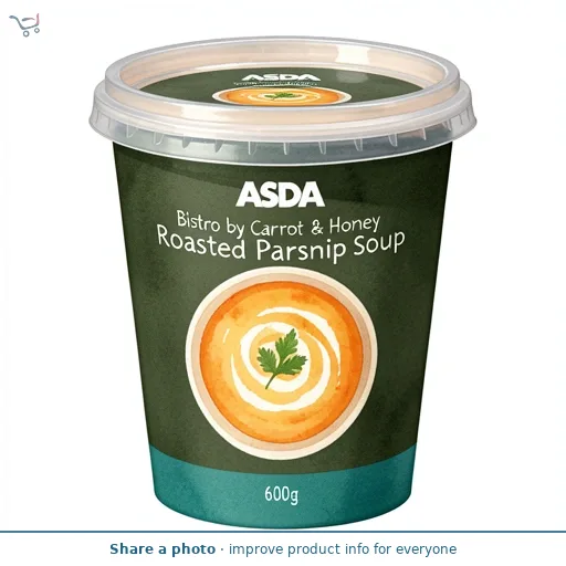 ASDA Bistro by  Carrot & Honey Roasted Parsnip Soup 600g