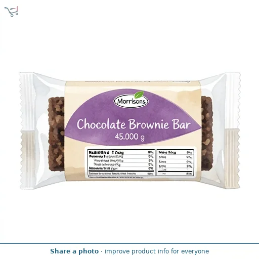 Morrisons Chocolate Brownie Bar   45g