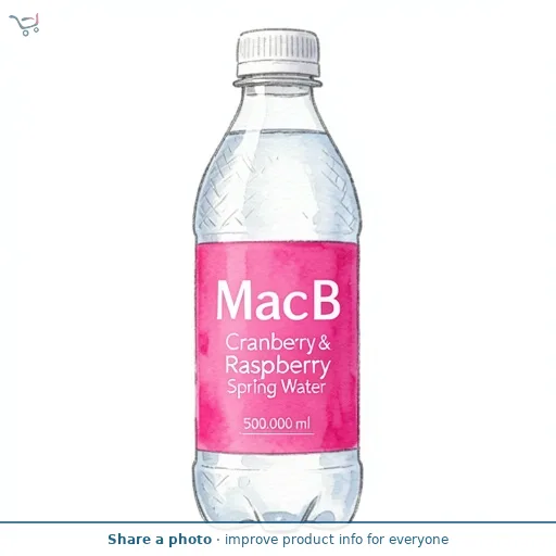 MacB Cranberry & Raspberry Spring Water 