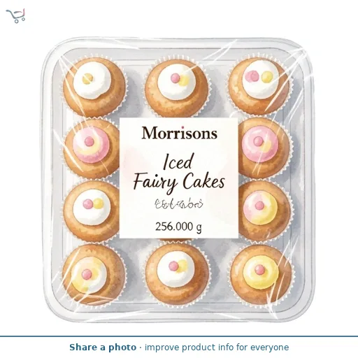 Morrisons Iced Fairy Cakes 