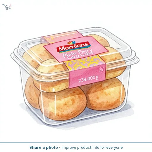 Morrisons Plain Fairy Cakes 