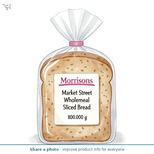 Market Street Wholemeal Sliced Bread